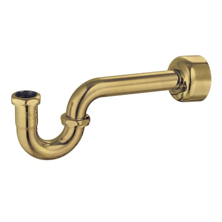 Kingston Brass 114inch Brass PTrap, 18 Gauge, Brushed Brass CC8147